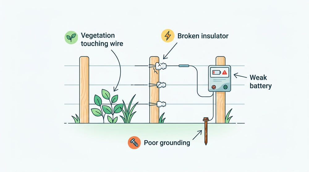 Electric Fence Troubleshooting: How to Find and Fix Low Voltage Fast